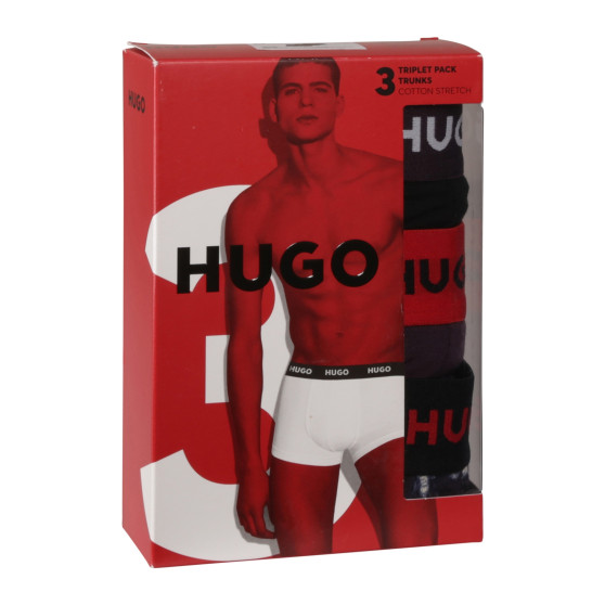 3PACK pánské boxerky HUGO vícebarevné (50517894 982)