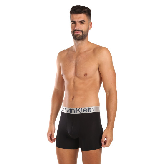 3PACK pánské boxerky Calvin Klein černé (NB3131A-PZE)