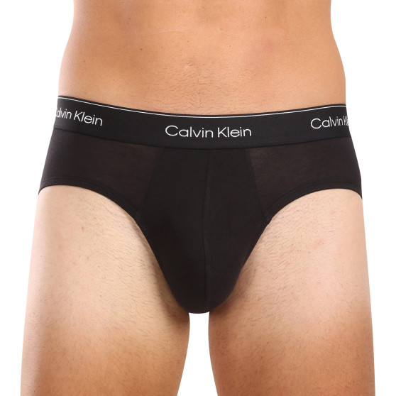 3PACK pánské slipy Calvin Klein černé (NB3962A-TM6)