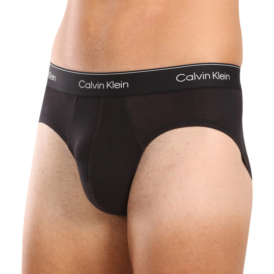 3PACK pánské slipy Calvin Klein černé (NB3962A-TM6)