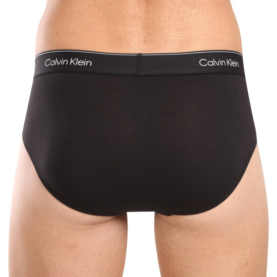 3PACK pánské slipy Calvin Klein černé (NB3962A-TM6)