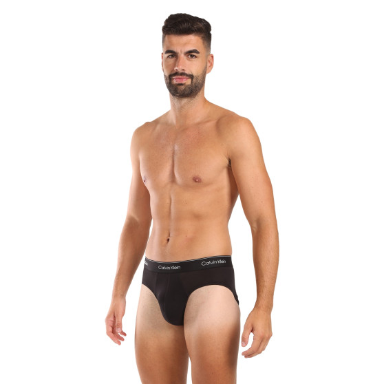 3PACK pánské slipy Calvin Klein černé (NB3962A-TM6)