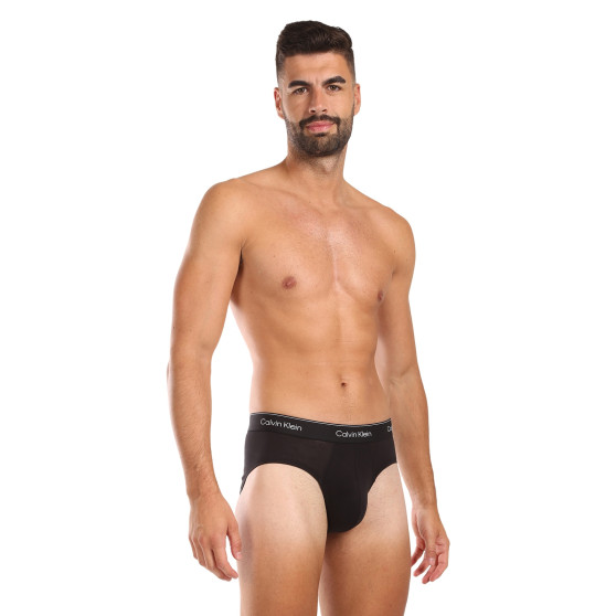 3PACK pánské slipy Calvin Klein černé (NB3962A-TM6)