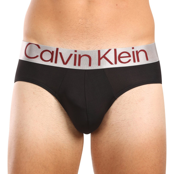 3PACK pánské slipy Calvin Klein černé (NB3073A-Q09)