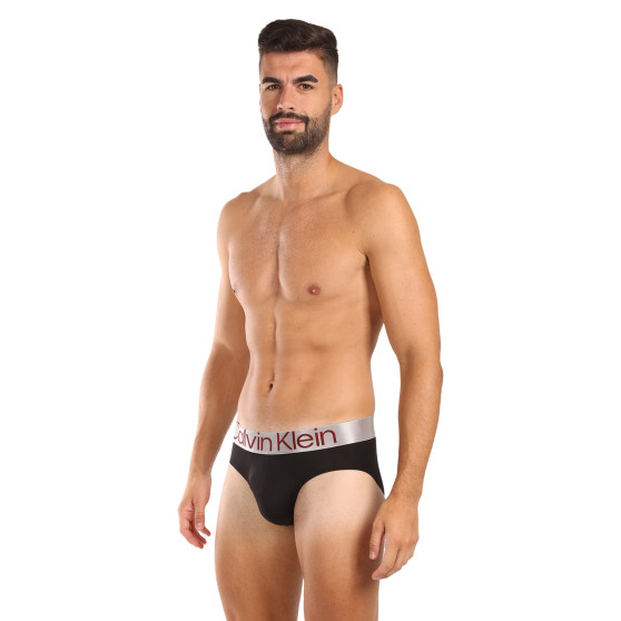 3PACK pánské slipy Calvin Klein černé (NB3073A-Q09)