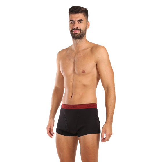 3PACK pánské boxerky Calvin Klein černé (NB4002A-PRU)