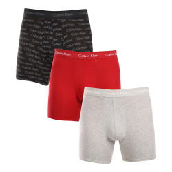 3PACK pánské boxerky Calvin Klein vícebarevné (NB3057A-QYP)