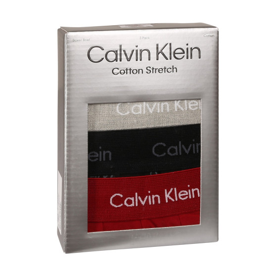 3PACK pánské boxerky Calvin Klein vícebarevné (NB3057A-QYP)