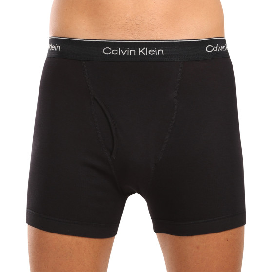 3PACK pánské boxerky Calvin Klein černé (NB4003A-001)