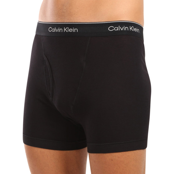 3PACK pánské boxerky Calvin Klein černé (NB4003A-001)