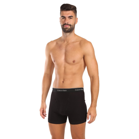 3PACK pánské boxerky Calvin Klein černé (NB4003A-001)