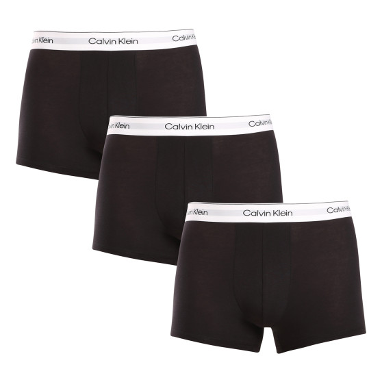 3PACK pánské boxerky Calvin Klein černé (NB3963A-UB1)