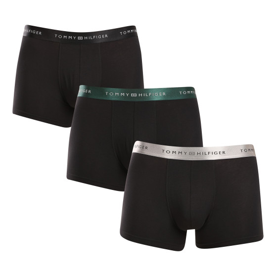 3PACK pánské boxerky Tommy Hilfiger černé (UM0UM03411 0SJ)