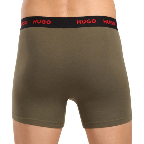 3PACK pánské boxerky HUGO vícebarevné (50517886 966)