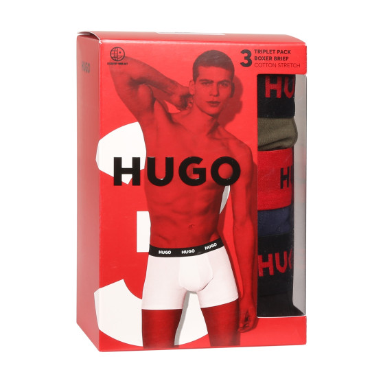 3PACK pánské boxerky HUGO vícebarevné (50517886 966)