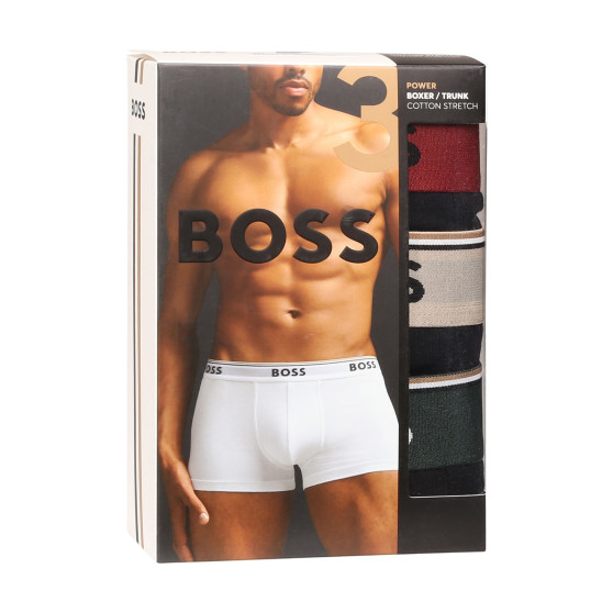 3PACK pánské boxerky BOSS černé (50517827 968)