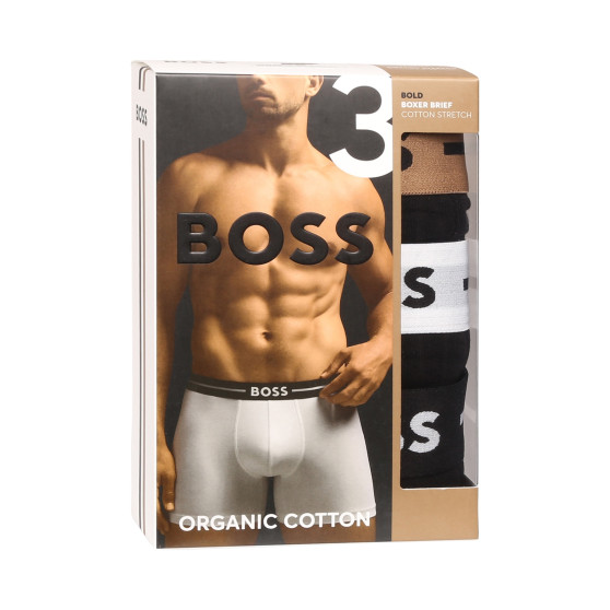 3PACK pánské boxerky BOSS černé (50517834 981)