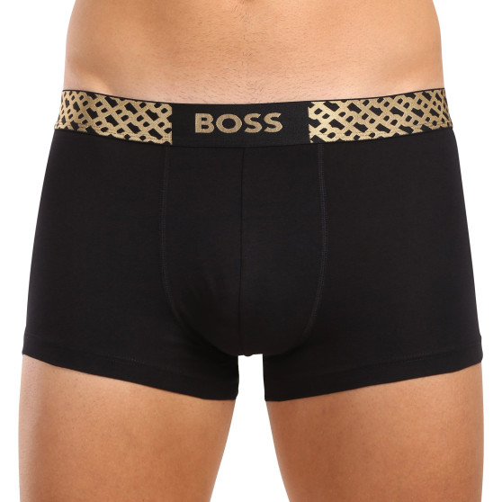 3PACK pánské boxerky BOSS černé (50524525 984)