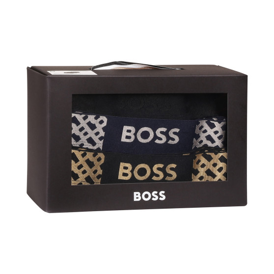 3PACK pánské boxerky BOSS černé (50524525 984)