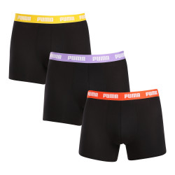 3PACK pánské boxerky Puma černé (701226820 009)