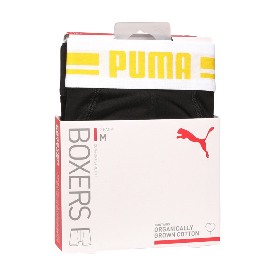 2PACK pánské boxerky Puma černé (701226763 010)