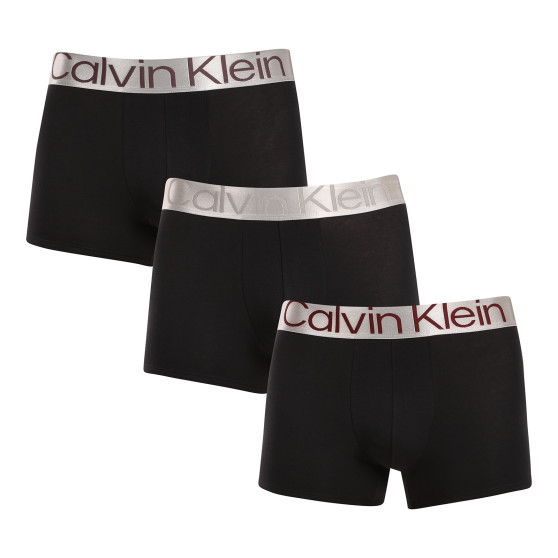 3PACK pánské boxerky Calvin Klein černé (NB3130A-Q0K)