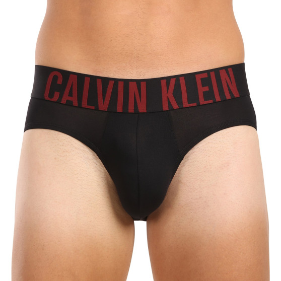 3PACK pánské slipy Calvin Klein černé (NB3610A-Q1S)