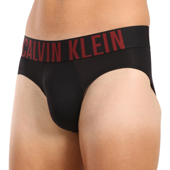 3PACK pánské slipy Calvin Klein černé (NB3610A-Q1S)