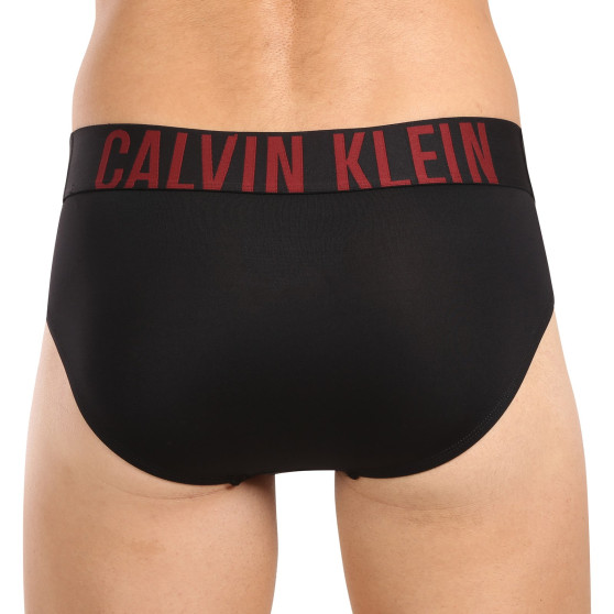 3PACK pánské slipy Calvin Klein černé (NB3610A-Q1S)