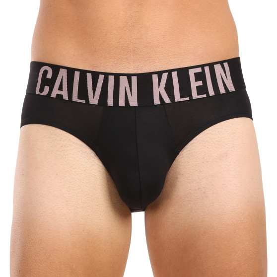 3PACK pánské slipy Calvin Klein černé (NB3610A-Q1S)