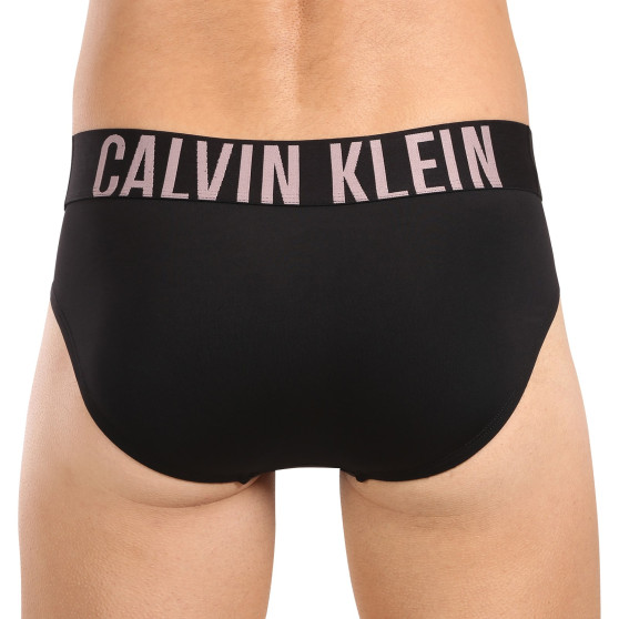 3PACK pánské slipy Calvin Klein černé (NB3610A-Q1S)