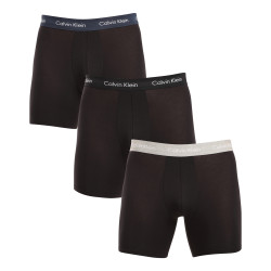 3PACK pánské boxerky Calvin Klein černé (NB1770A-QRI)