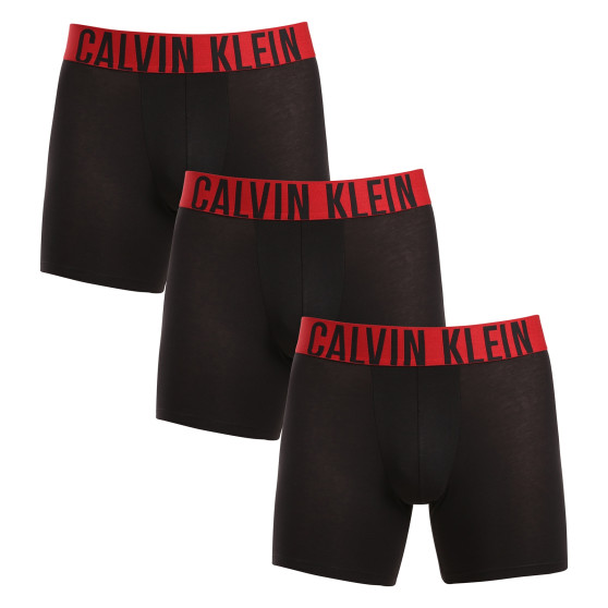 3PACK pánské boxerky Calvin Klein černé (NB3609A-Q5W)